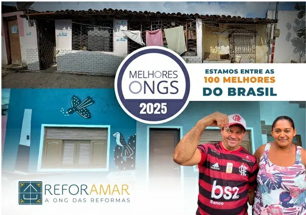 REFORMAR É ELEITA UMA DAS 100 MELHORES ONGS DO PAÍS