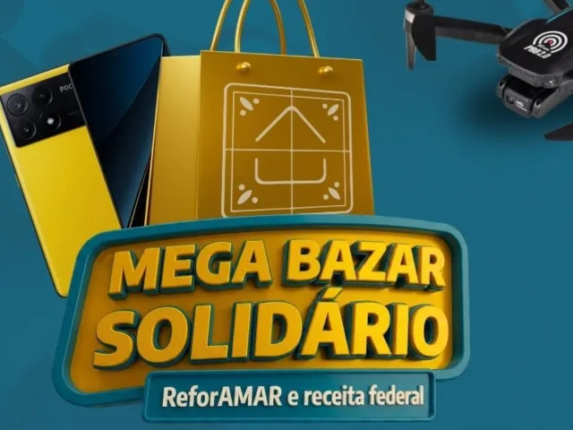 Mega Bazar da ReforAMAR terá drones, celulares e eletrônicos por preços que você nunca viu