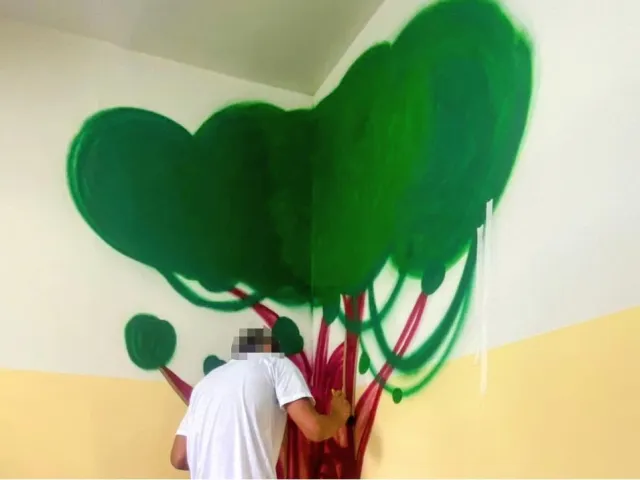 Adolescentes em semiliberdade concluem mural em curso oferecido pela ONG ReforAmar