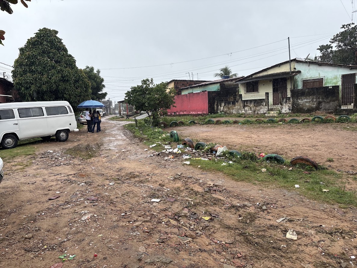 Travessa QueLuz é um dos locais indicados pela comunidade para receber as intervenções com infraestrutura verde.