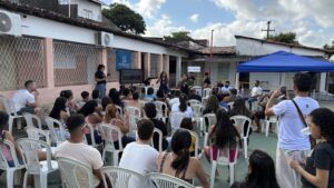 Apresentação para os moradores de Felipe Camarão foi realizada em 17 de outubro na Escola Estadual Clara Camarão